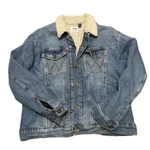 Sherpa Wrangler Denim Jacket